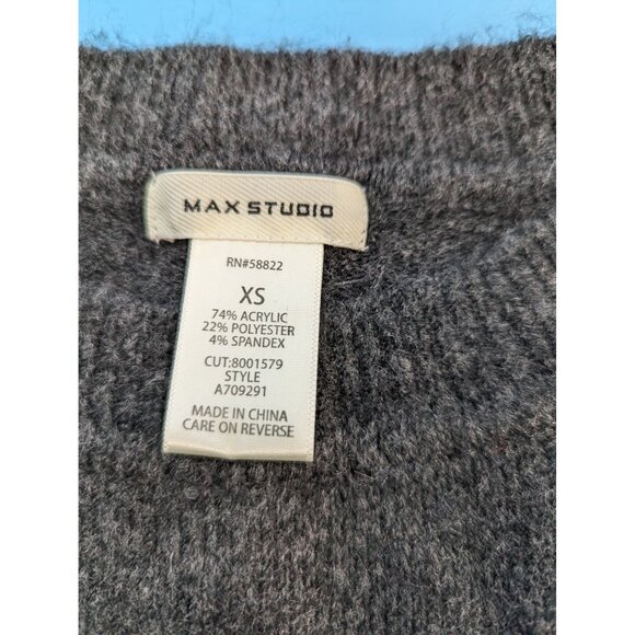 MAX STUDIO NWOT Super soft stretchy hi lo sweater gorgeous Size XS - Picture 4 of 5